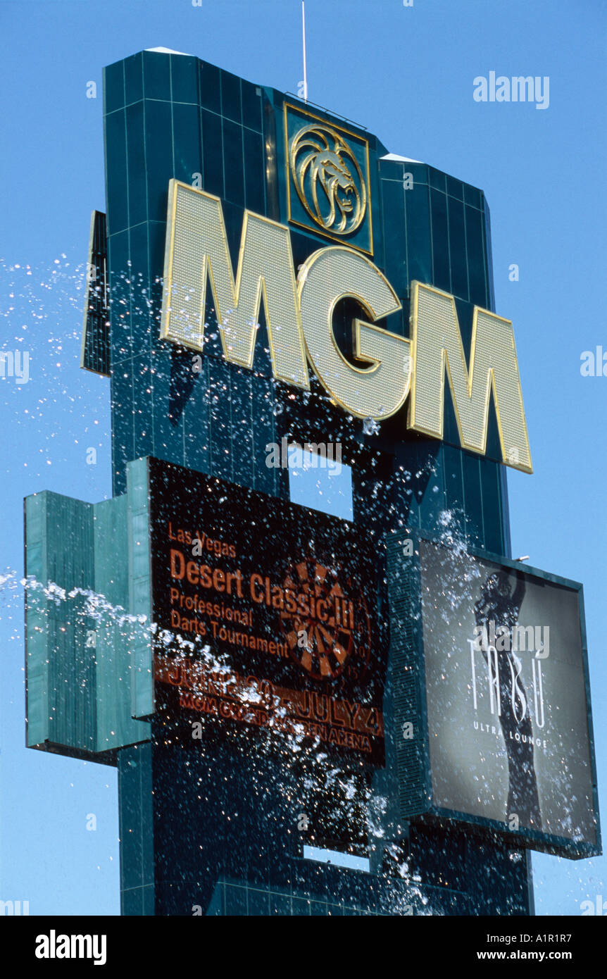 Das MGM Hotel and Casino in Las Vegas Nevada USA Juni 2004 Stockfoto