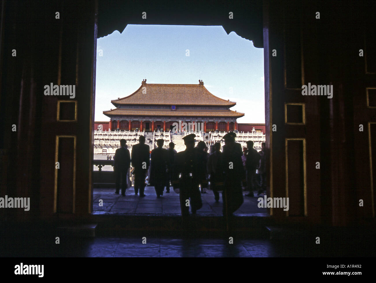 Hall der obersten Harmonie verboten Stadt Kaiserpalast UNESCO World Heritage Website Beijing Peking China asiatische Asia Stockfoto