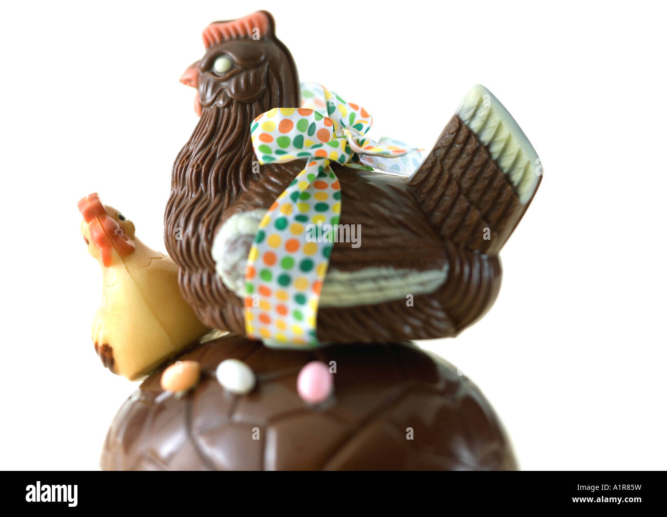 Schokolade Hühner Stockfoto