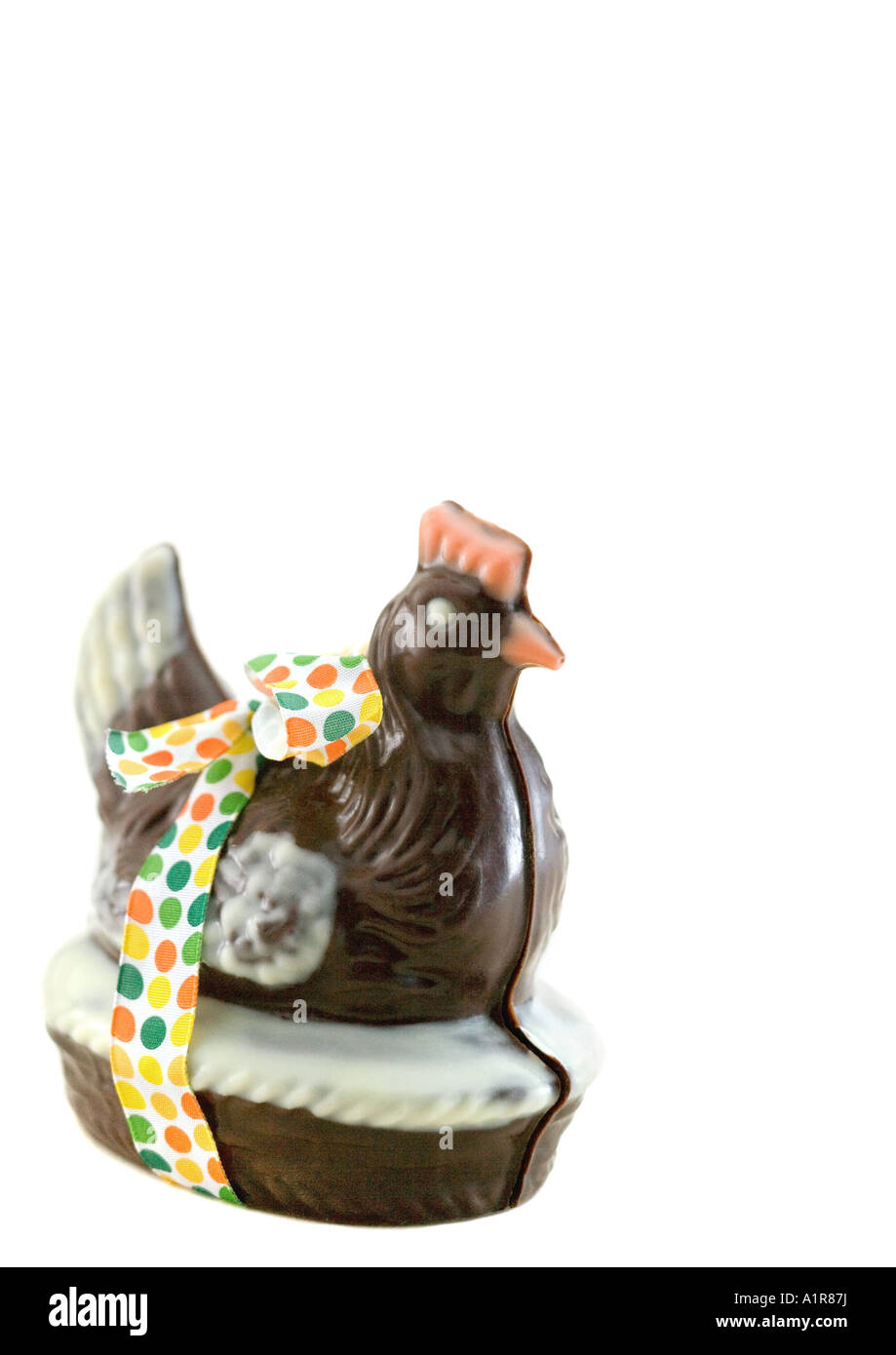 Schokolade-Huhn Stockfoto