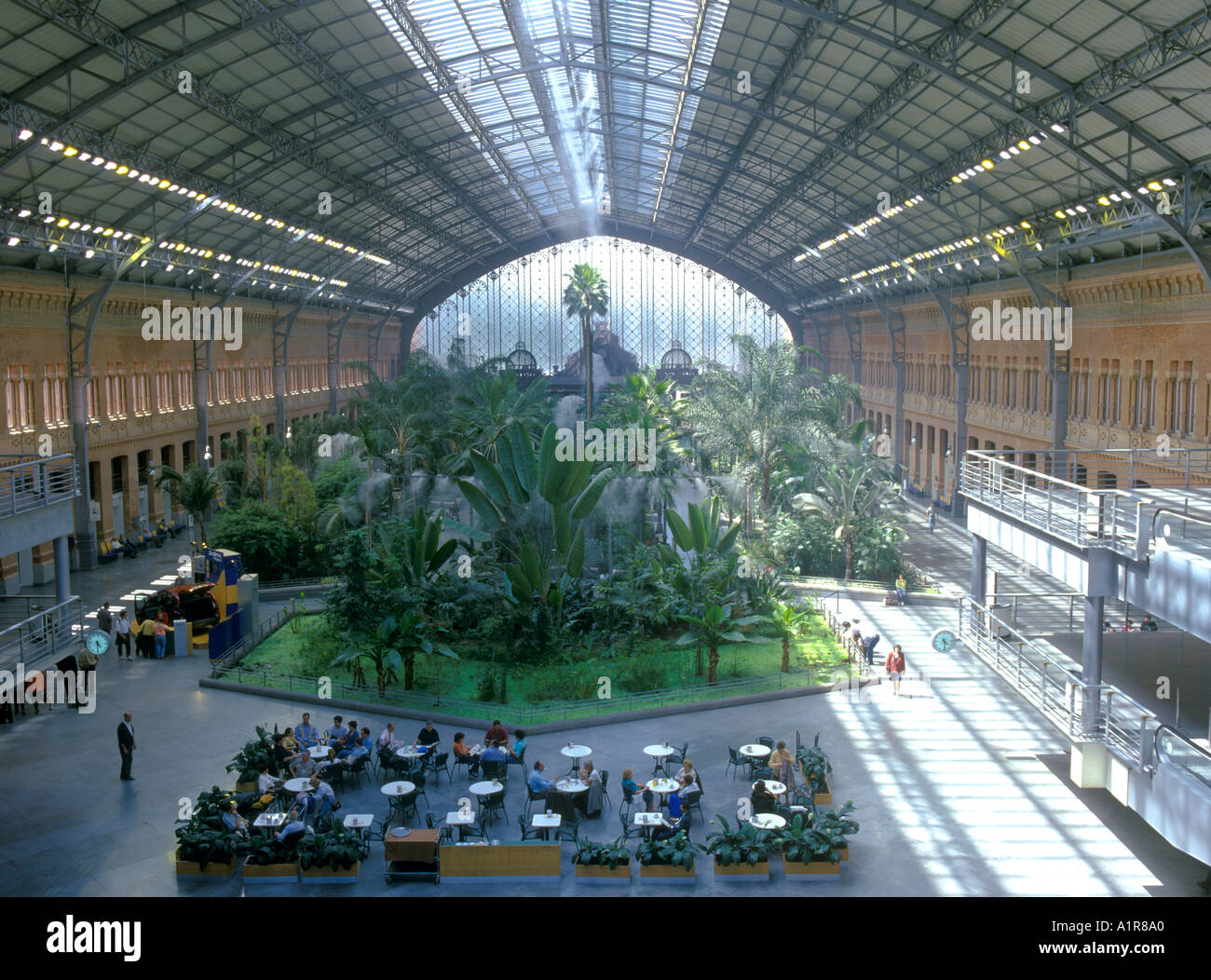 Spanien Madrid Estacion de Atocha Stockfoto