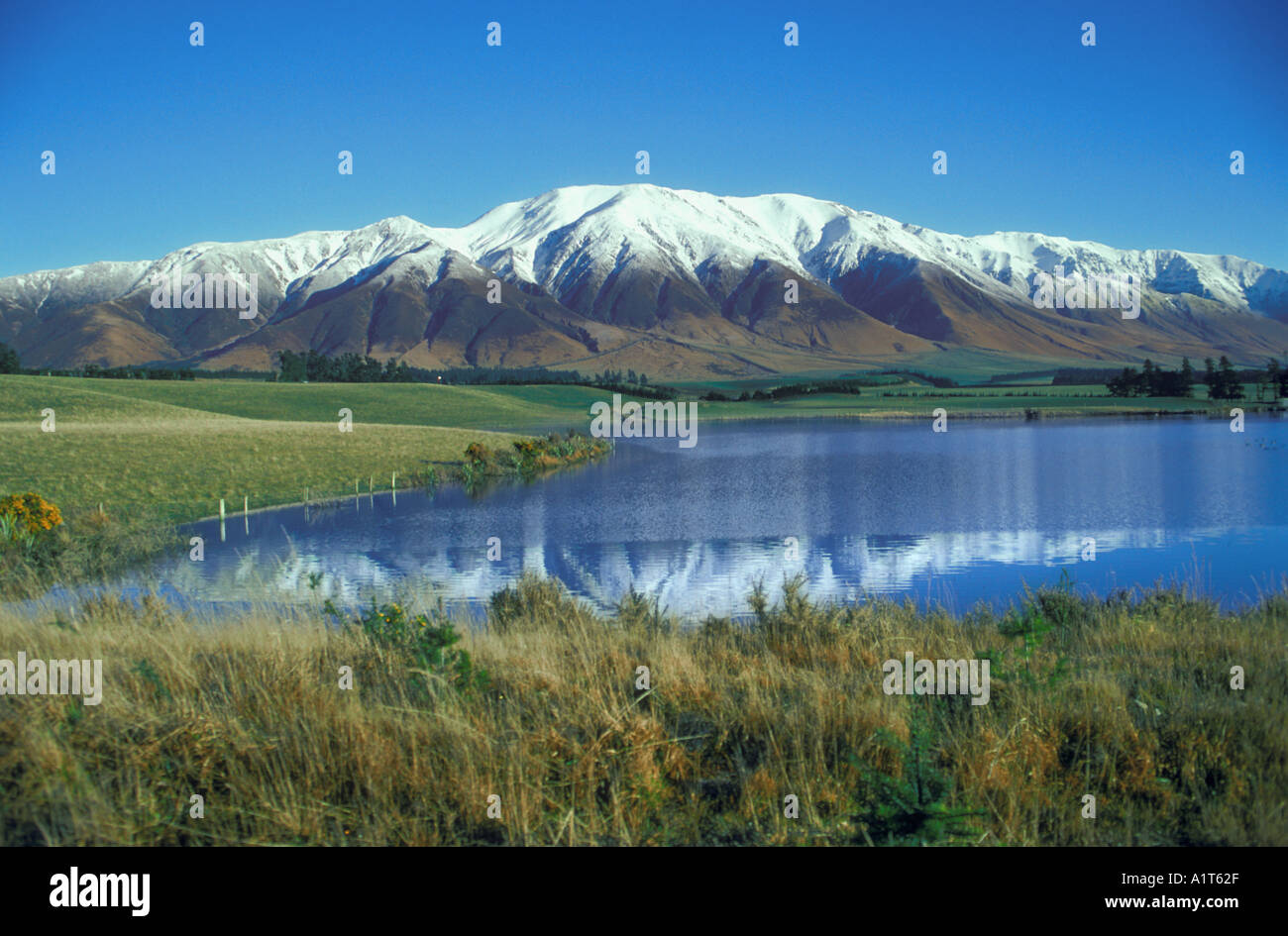 Mount Schälen, Neuseeland Stockfoto