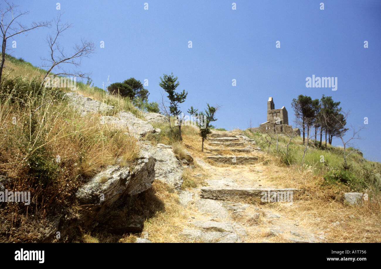 Kloster Sant Pere de Rodes Stockfoto