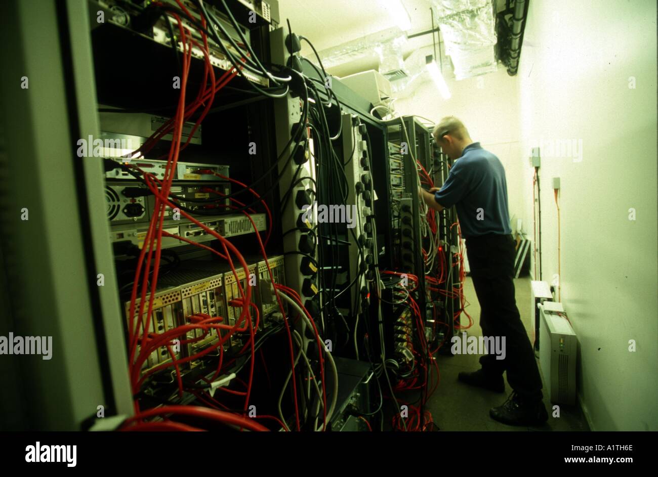DER BUNKER UK-Co-Location-Website basiert auf einem alten MOD Atombunker in Kent Stockfoto
