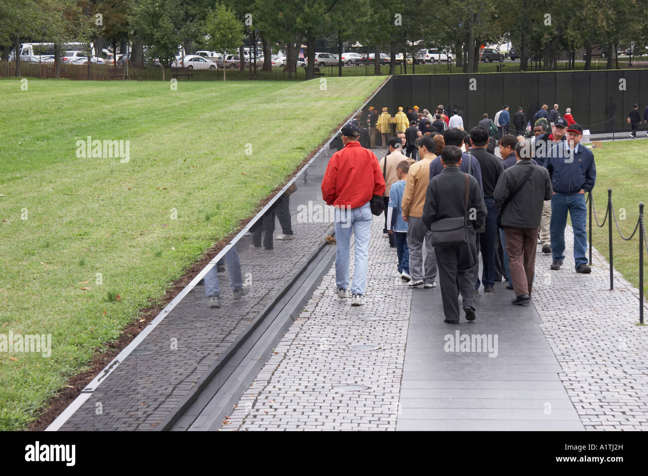 Vietnam Veterans Memorial, Washington D.C., Vereinigte Staaten von Amerika Stockfoto