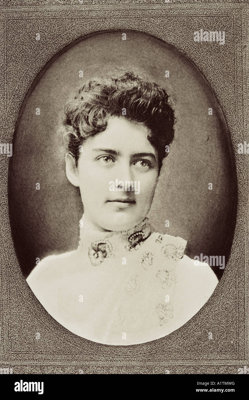 Frances Clara Folsom Cleveland Preston, 1864 - 1947. Frau von Präsident Stephen Grover Cleveland. Stockfoto