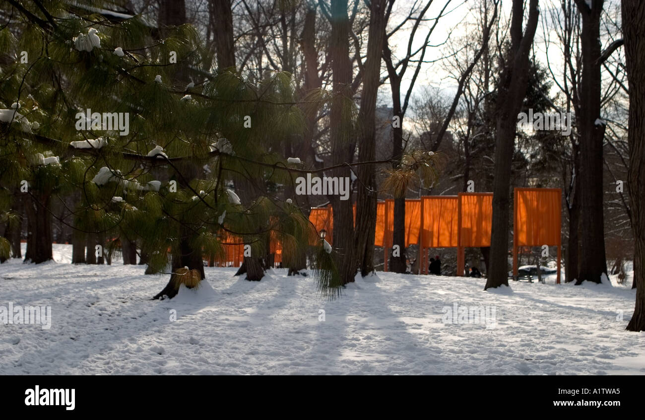 Die Gates Central Park New York Stockfoto