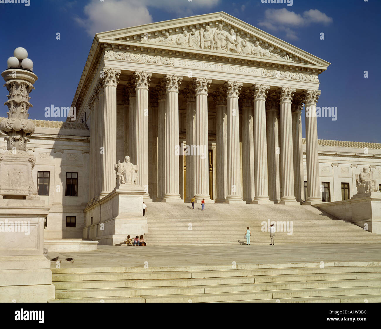 Supreme Court Gebäude in Washington DC USA Stockfoto