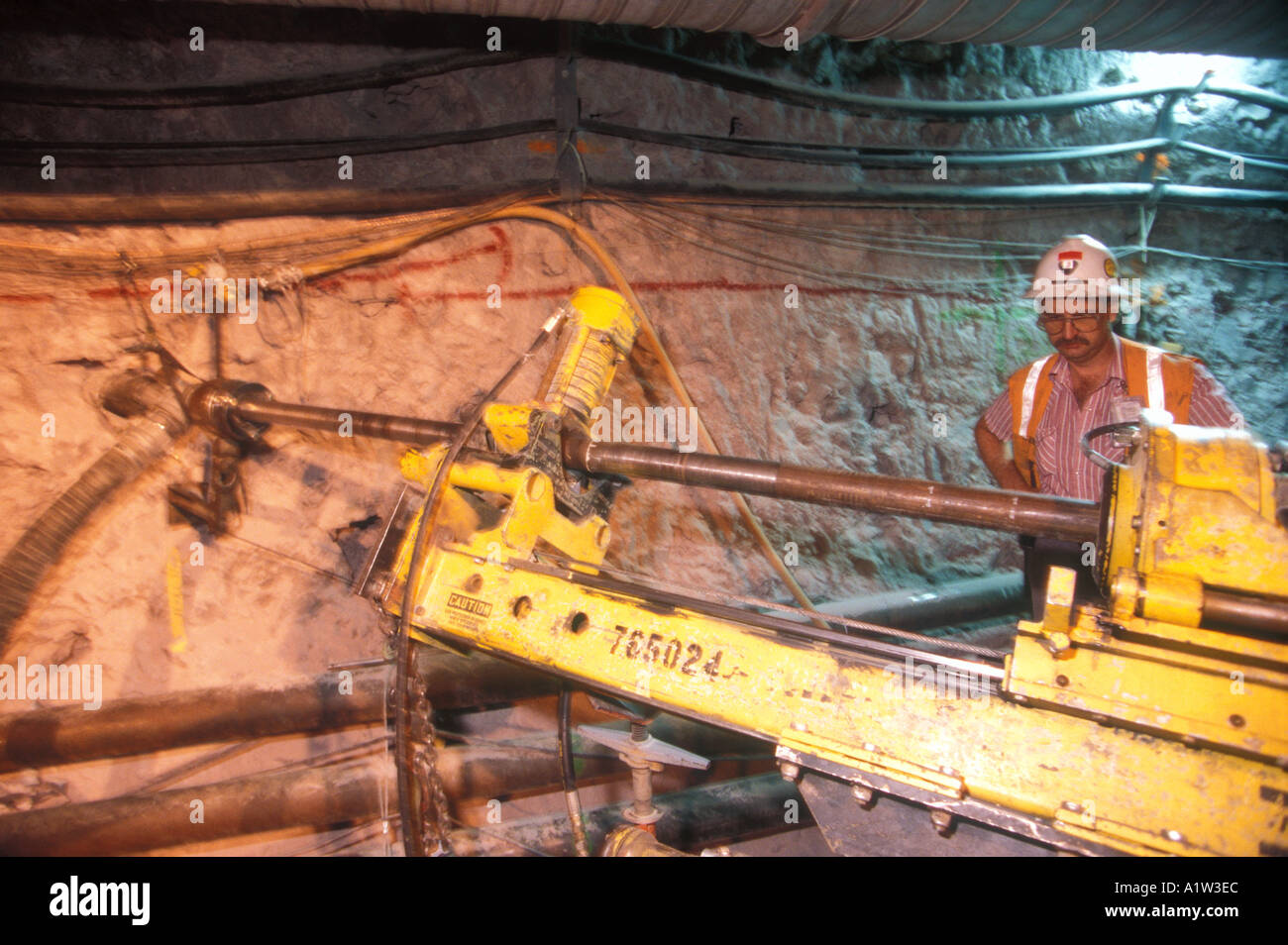 Yucca Mountain Nevada vorgeschlagenen Lagerplatz für nukleare Abfälle Stockfoto