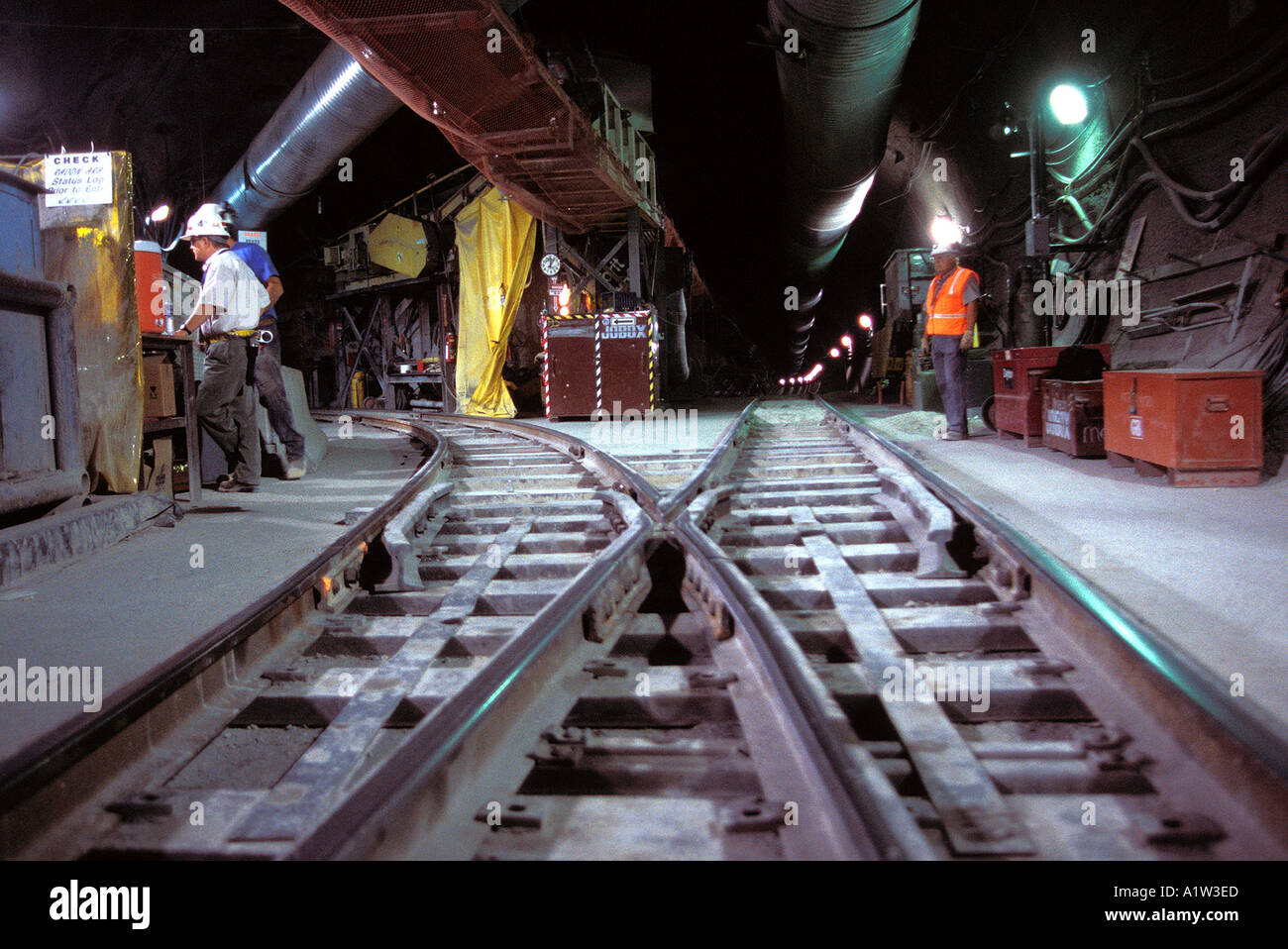 Yucca Mountain Nevada vorgeschlagenen Lagerplatz für nukleare Abfälle Stockfoto