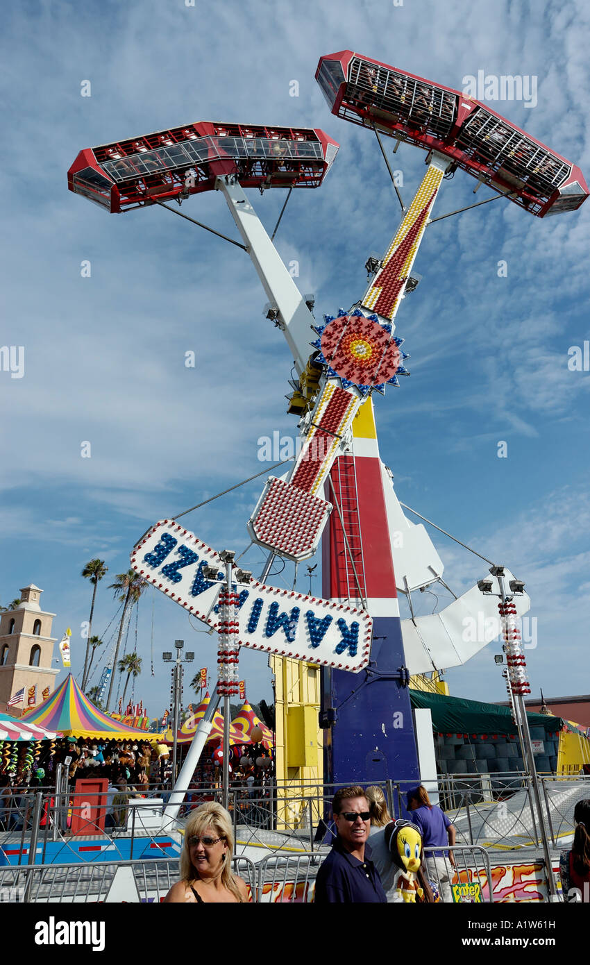 Karneval Fahrten San Diego County Fair Del Mar Kalifornien USA Stockfoto