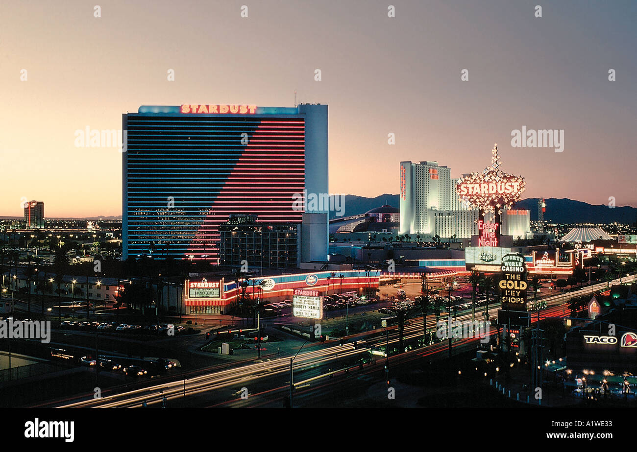 Stardust und Circus Circus Hotels und Casinos am Las Vegas Boulevard oder dem Strip in Las Vegas Nevada Stockfoto Stardust und Circus Circus Hotels und Casinos am Las Vegas Boulevard oder dem Strip in Las Vegas Nevada Stockfoto