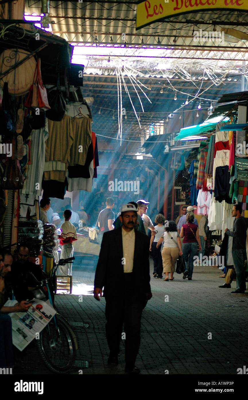 Streetlife in Marrakesch Stockfoto