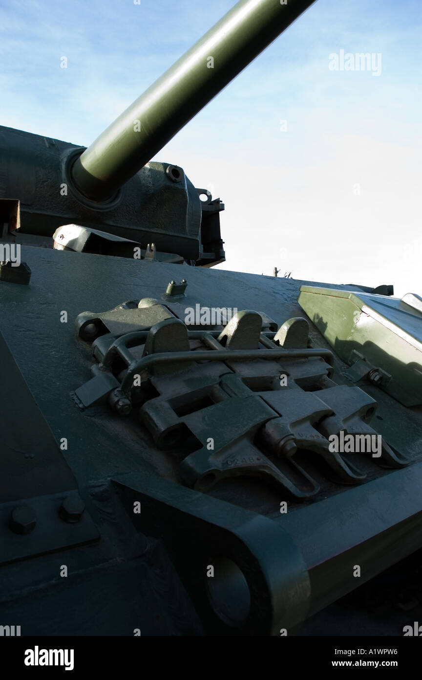 Militärpanzer im Museum der Regimenter in Calgary Alberta Kanada Stockfoto
