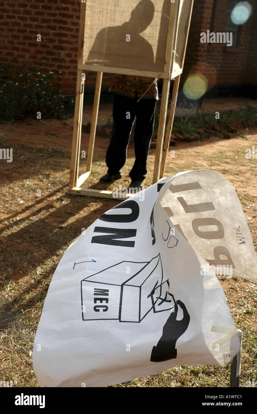 Abstimmung in Malawi Wahl 20. Mai 2004 Stockfoto