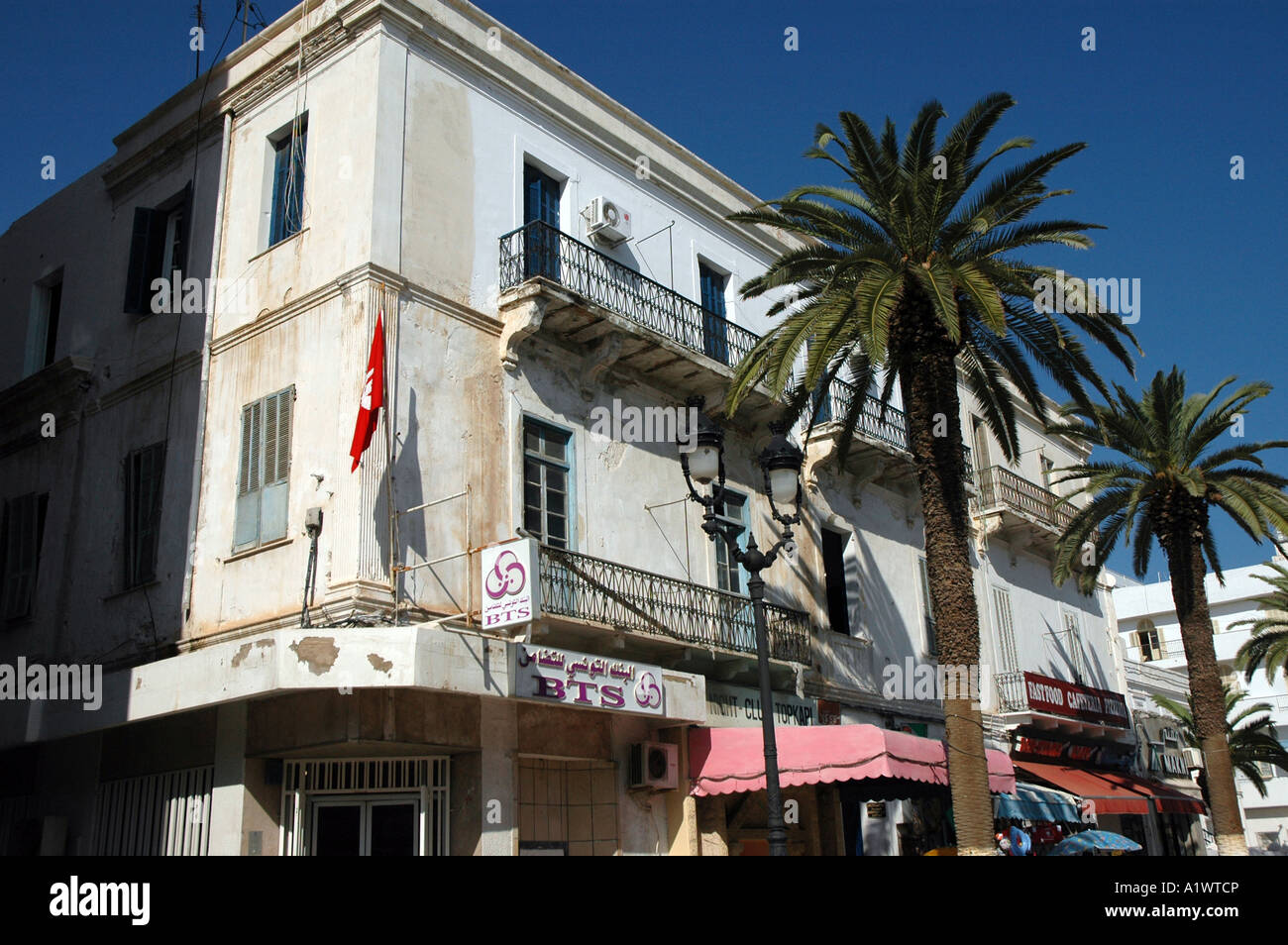 BTS Banque Tunisienne de Solidarite Bank in Sousse Stadt in Tunesien Stockfoto
