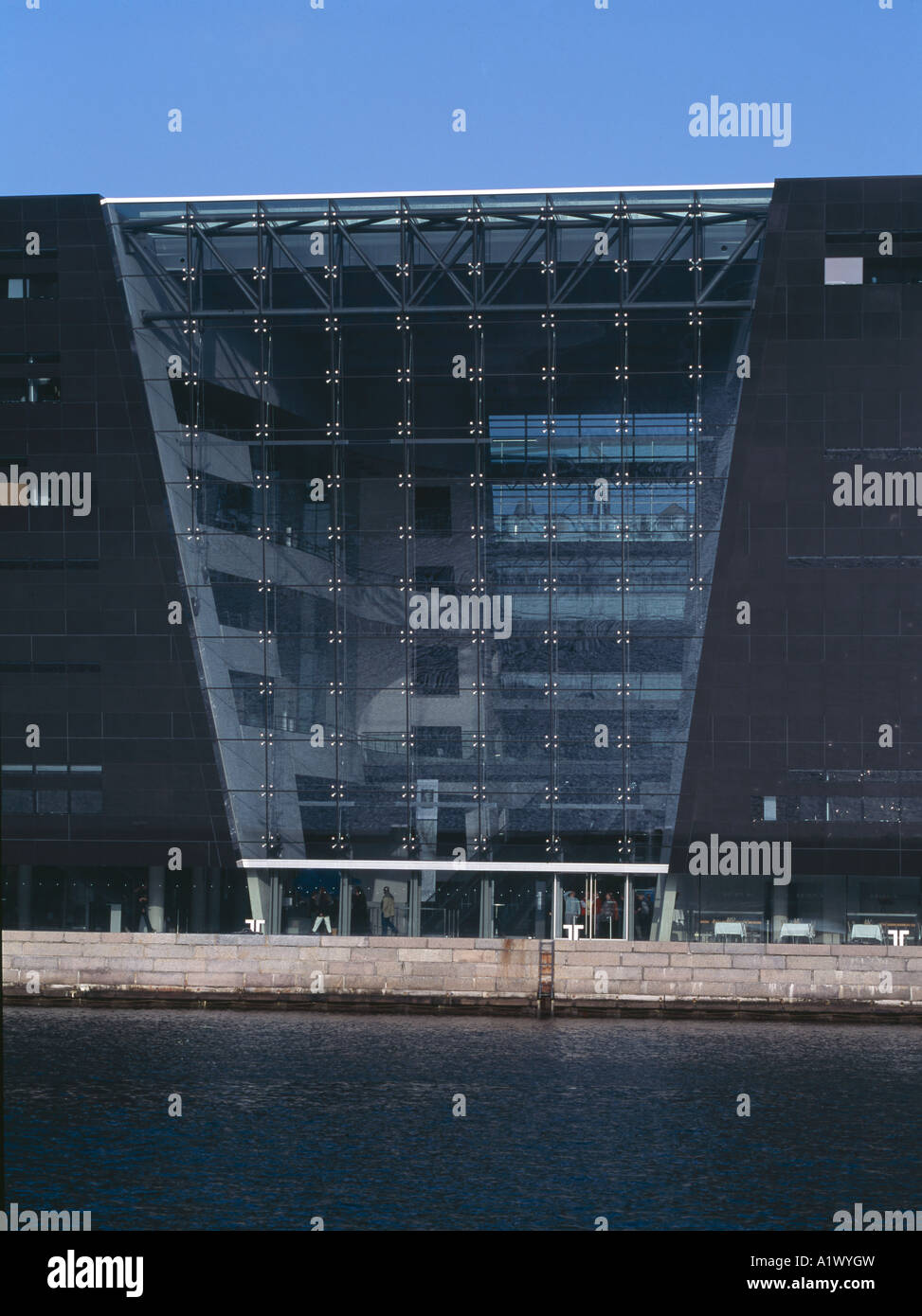 Das Black Diamond. Architekt: Schmidt, Hammer und Lassen k.s. Stockfoto