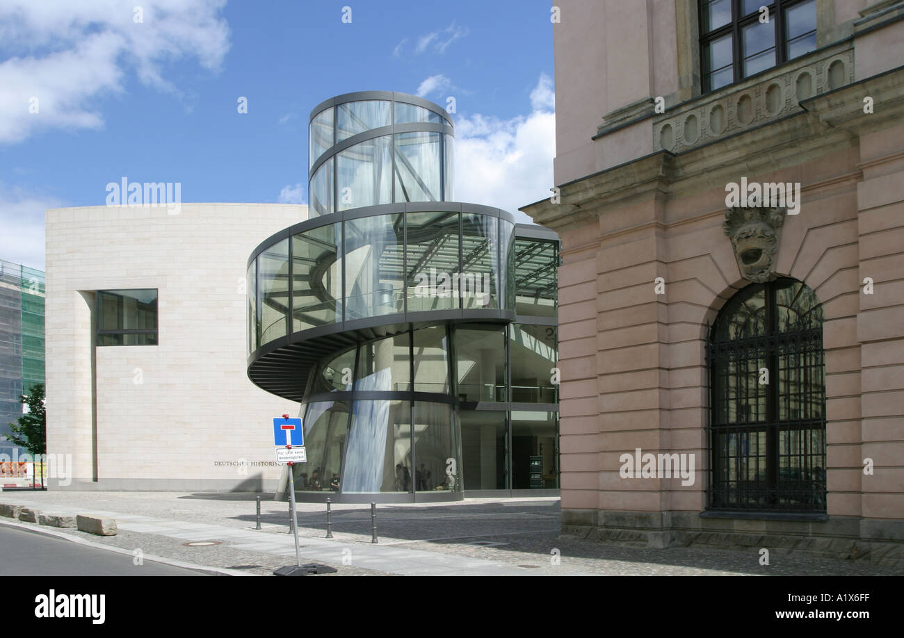 Deutschen historischen Museums DHM und Erweiterung von Ieoh Ming Pei im in Berlin Deutschland Stockfoto