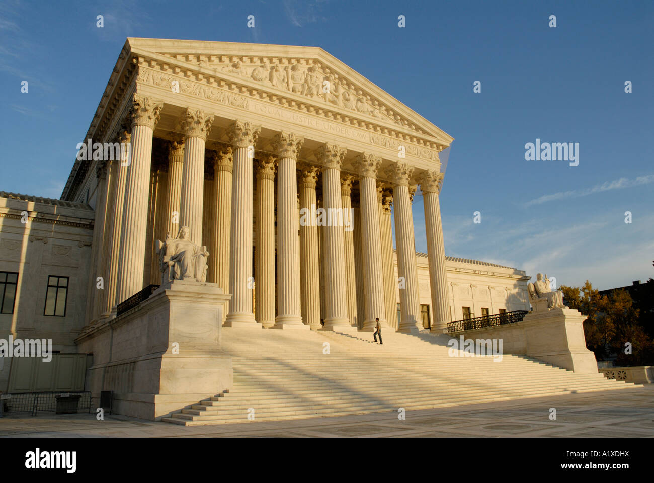 United States US Supreme Court building Stockfoto