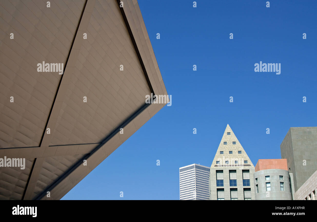 Frederic Aufbau, Erweiterung des Denver Art Museum, Architekt Daniel Libeskind. Stockfoto