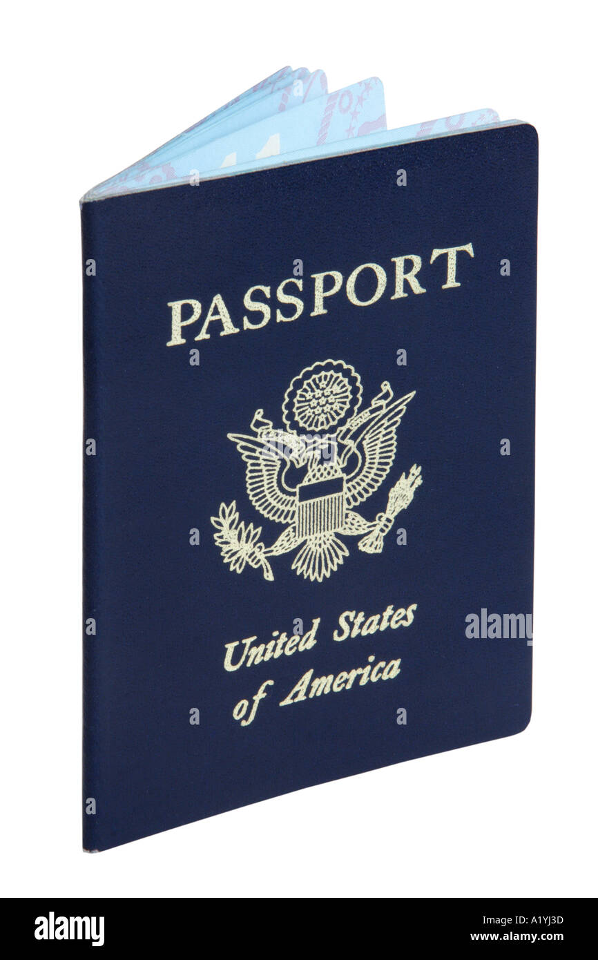 US-Pass Stockfoto