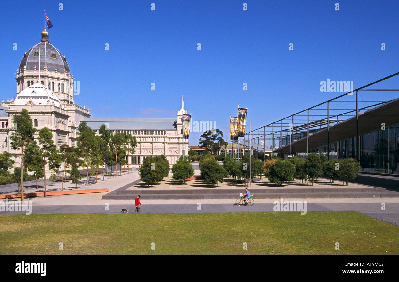 Königlichen Ausstellungsgebäude und Melbourne Museum, Australien Stockfoto