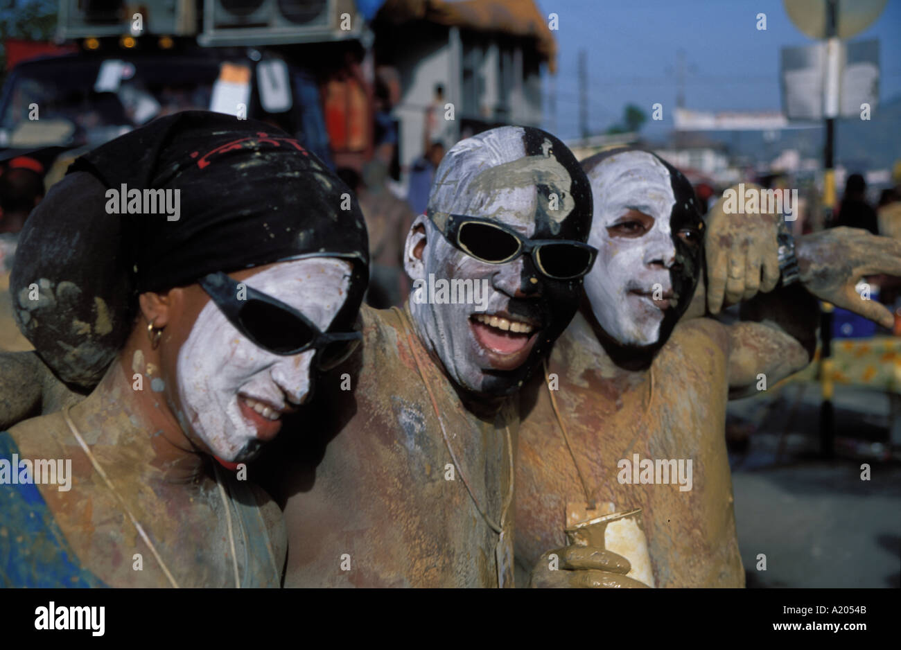 Karneval in Trinidad Stockfoto