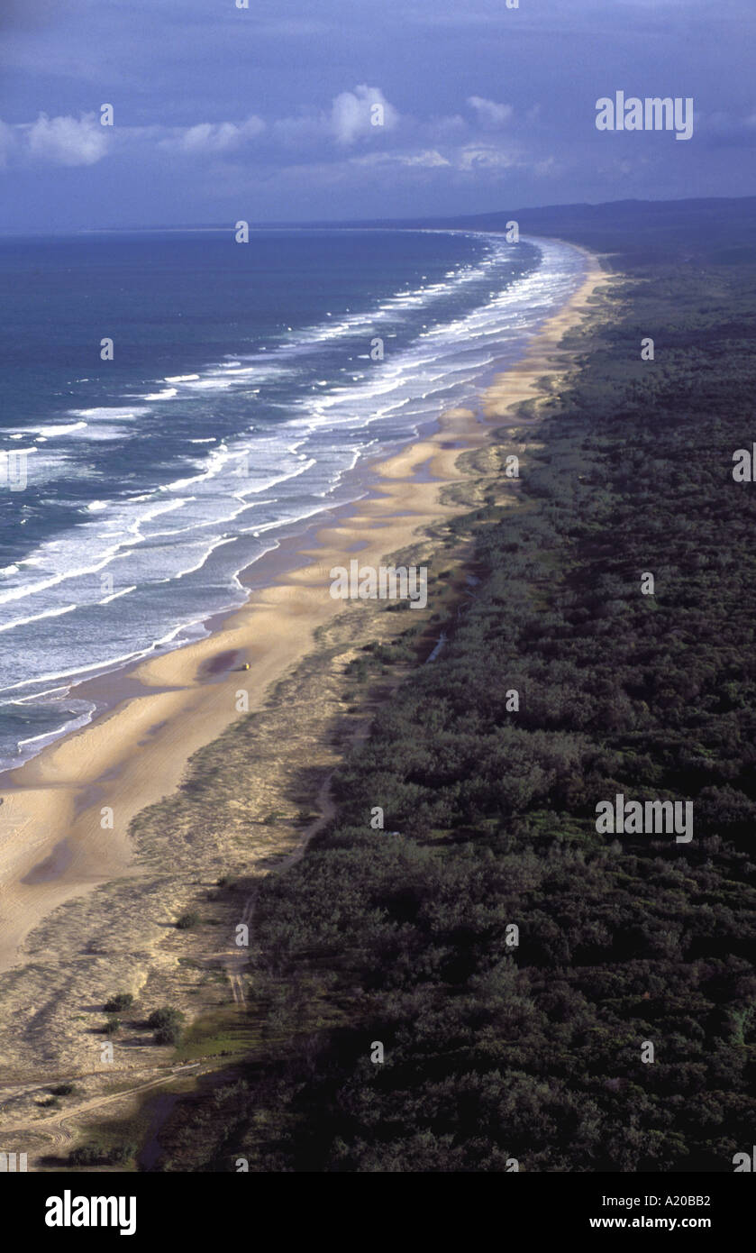 Strand auf Fraser Island Australien Stockfoto