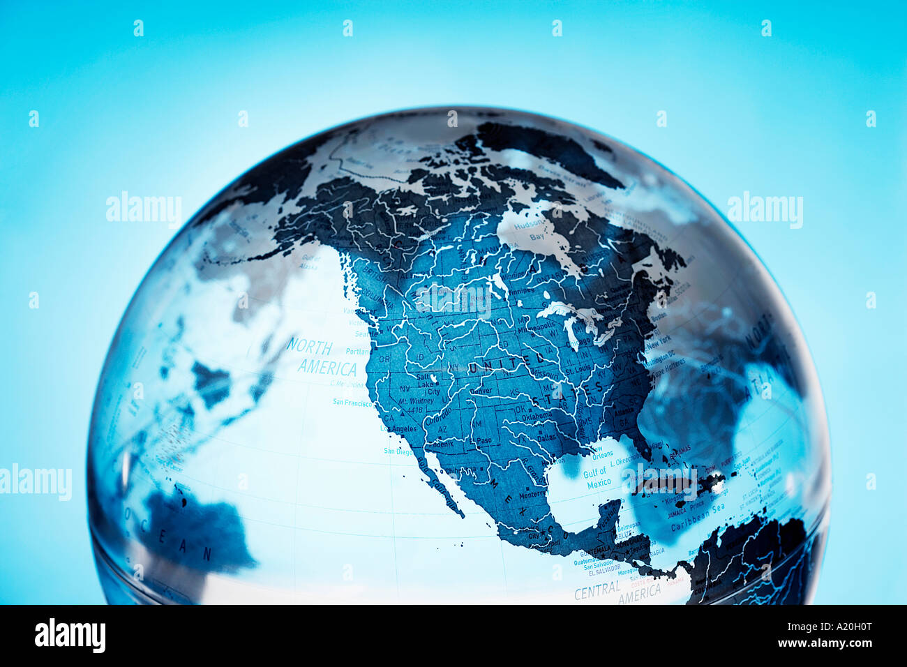 Aufblasbare Globus Stockfoto