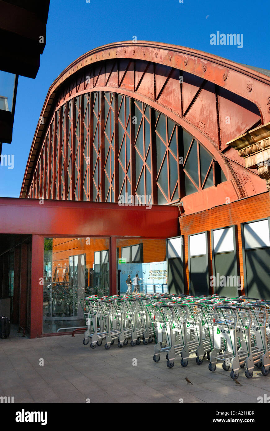 MADRID ATOCHA BAHNHOF BAHNHOF MADRID SPANIEN Stockfoto