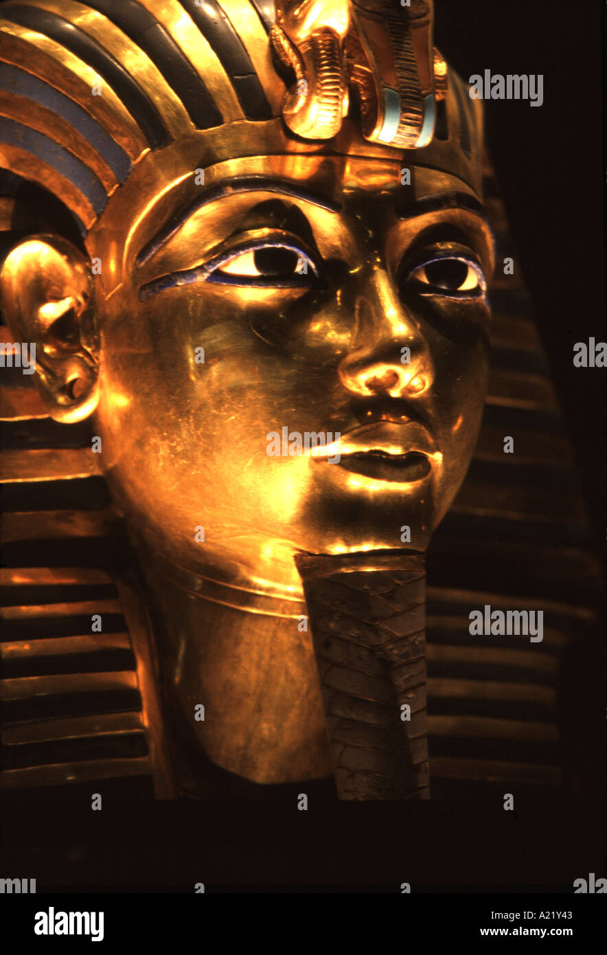 Totenmaske von Tutanchamun ägyptischen Museum Kairo Ägypten Stockfoto