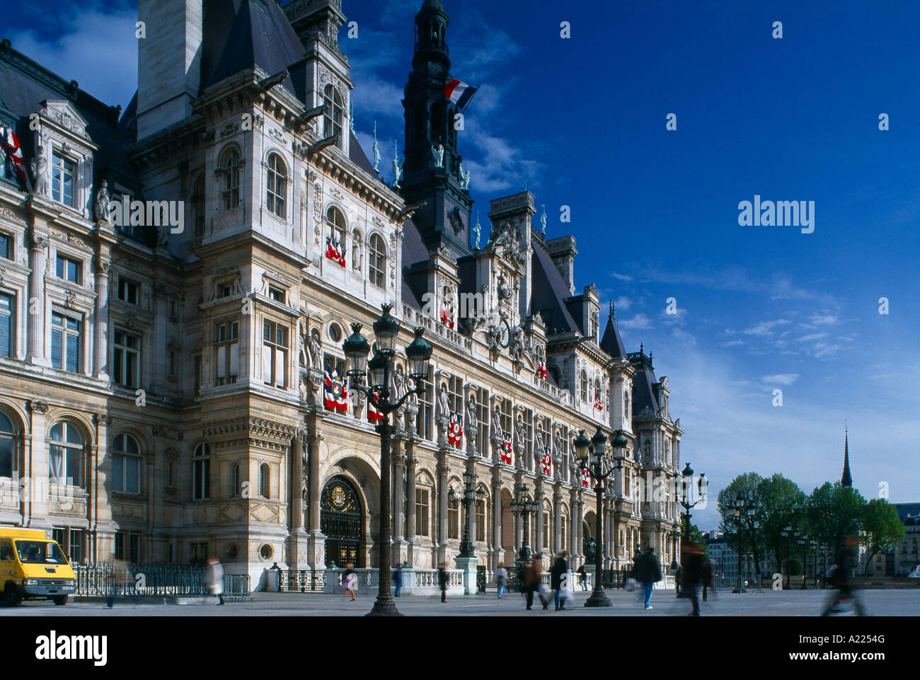 Hotel de Ville Paris Frankreich Stockfoto