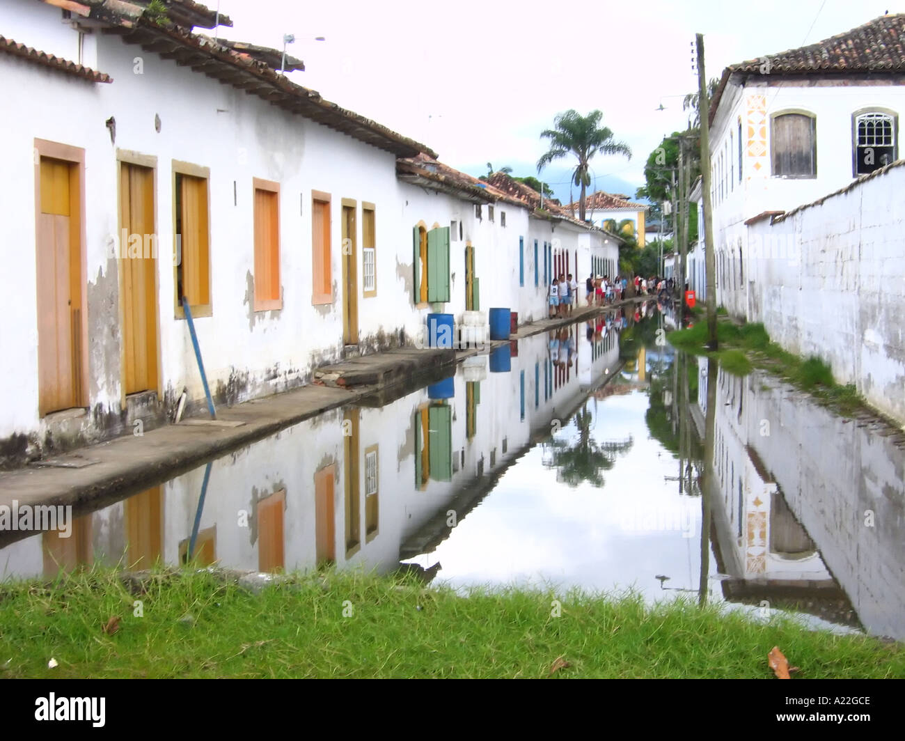 Flut in Parati Brasilien Südamerika Stockfoto