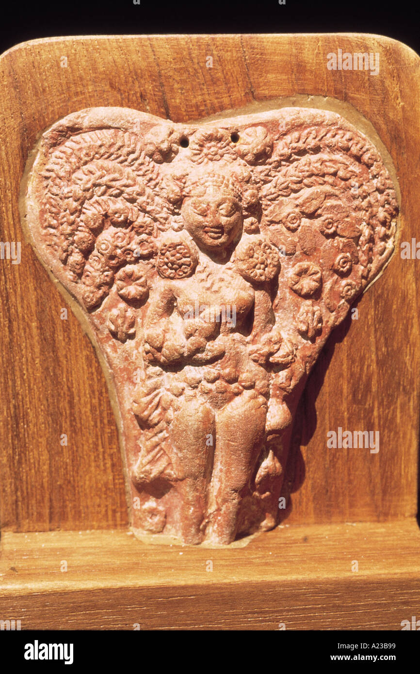 Terrakotta-Yakshi. Sunga Spätzeit. Nord- oder Ost-Indien. Datiert: 100 v. Chr. Stockfoto