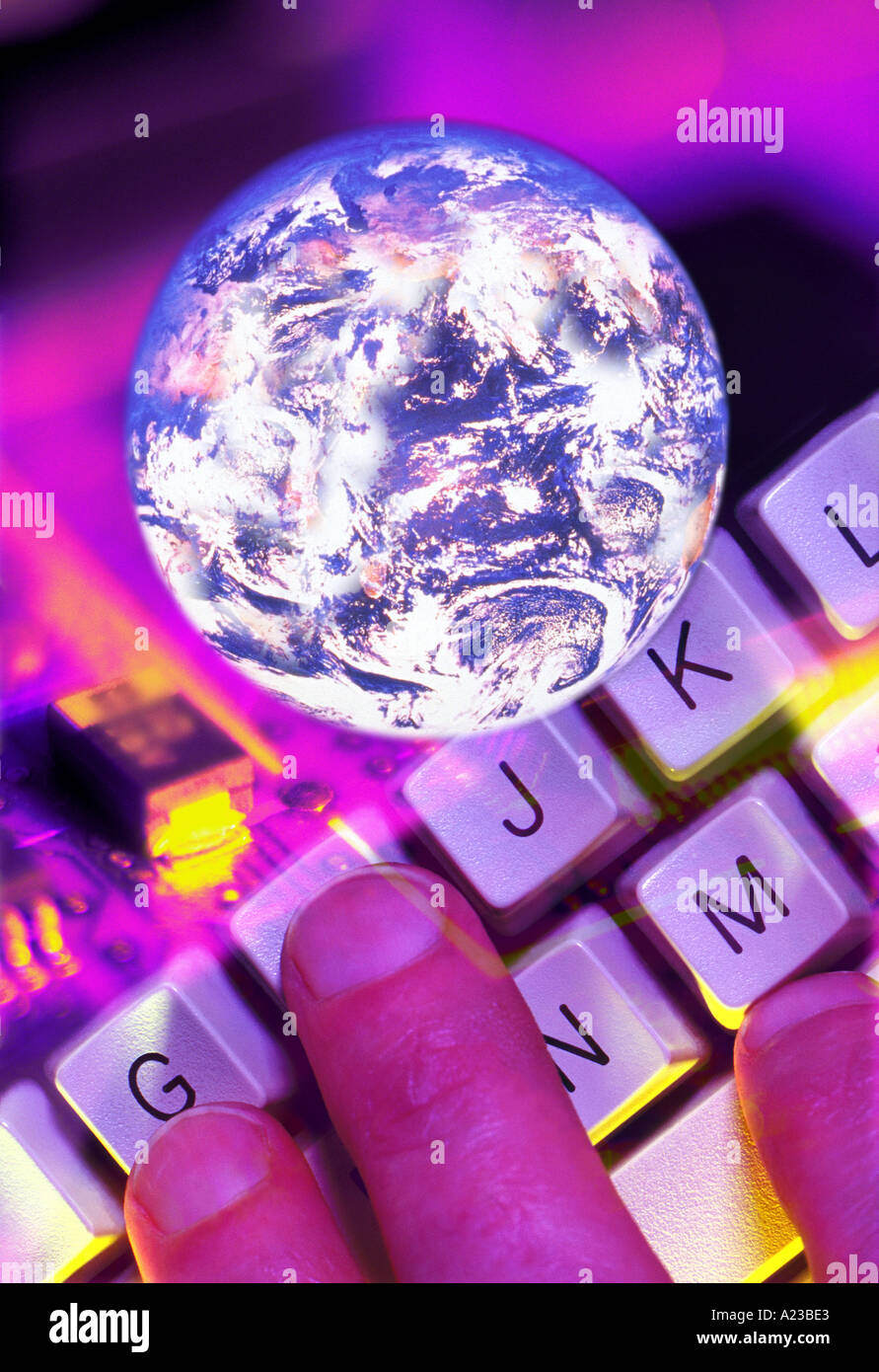 digitale Welt Stockfoto
