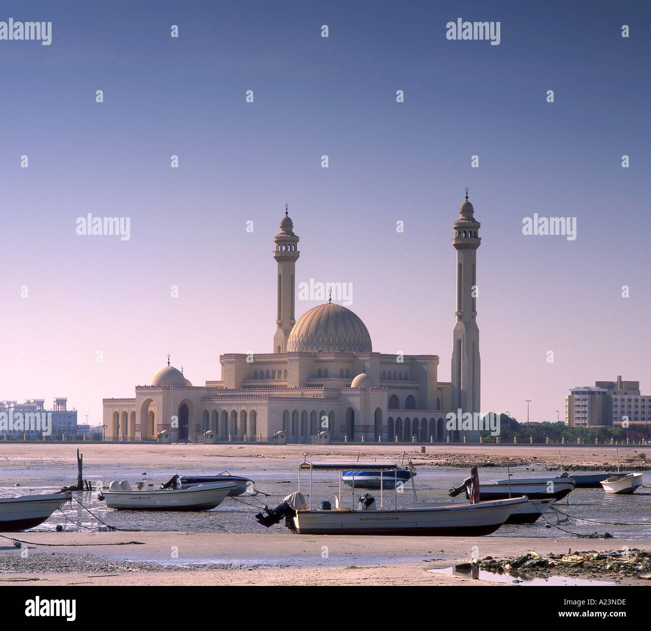 Al Fateh Große Moschee, Manama, Bahrain, Persischer Golf, Mittlerer Osten Stockfoto