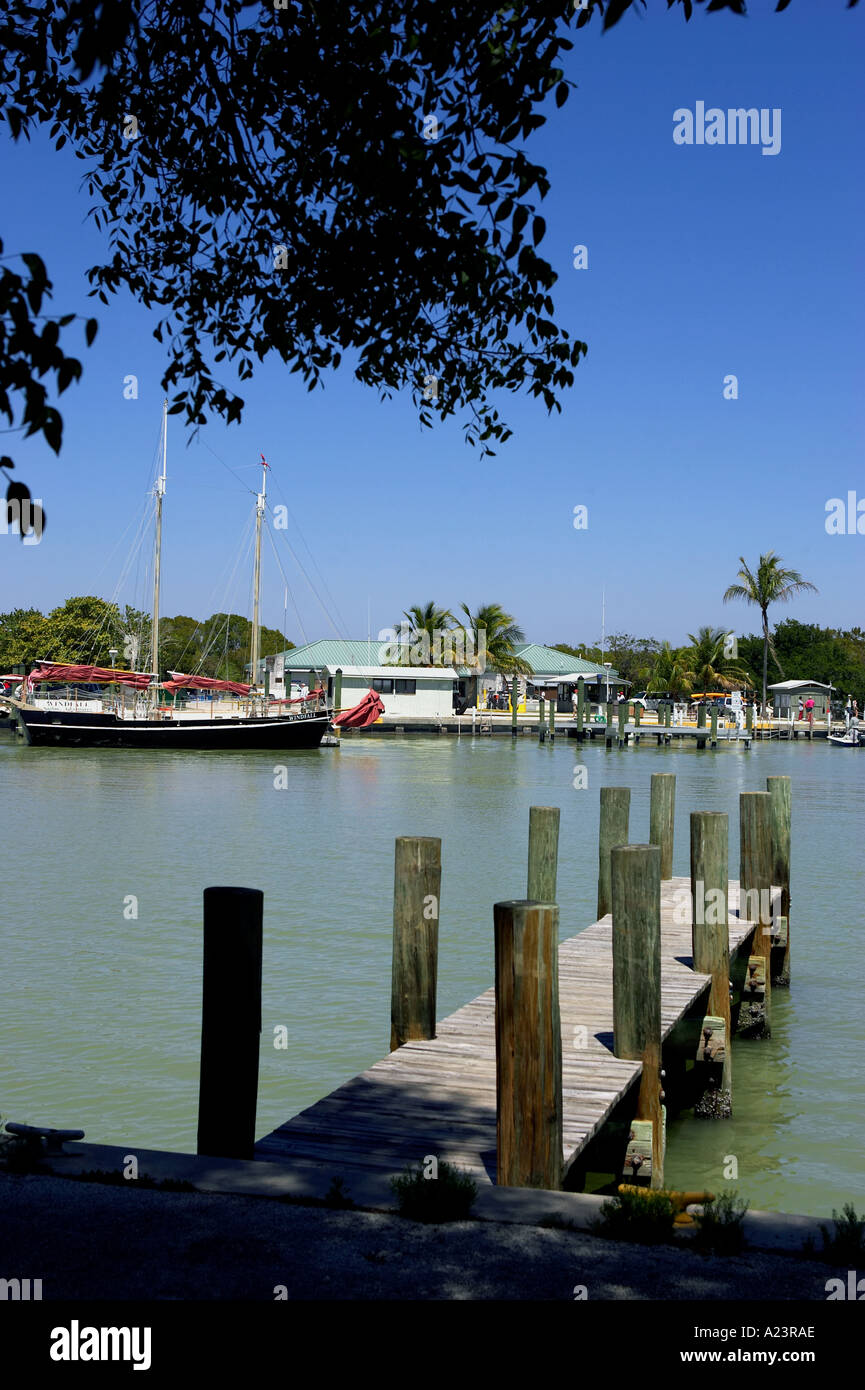 Flamingo Visitor Center Everglades erklären Nationalpark Florida usa Stockfoto
