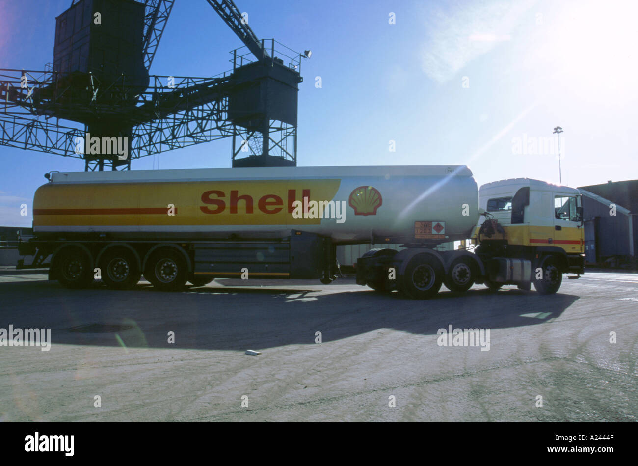 1999-EFF Shell-Benzin-tanker Stockfoto
