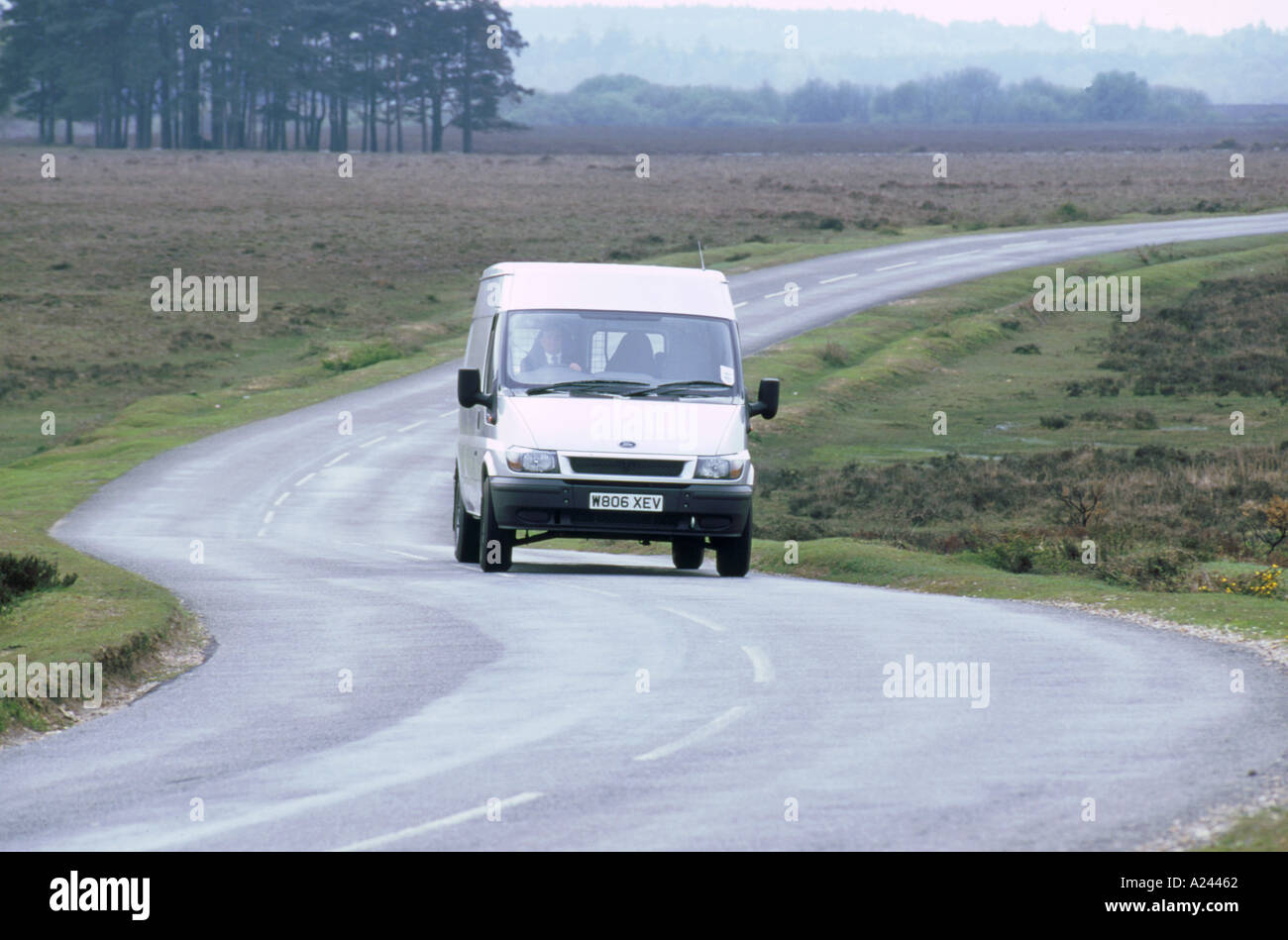 2000 Ford Transit van Stockfoto