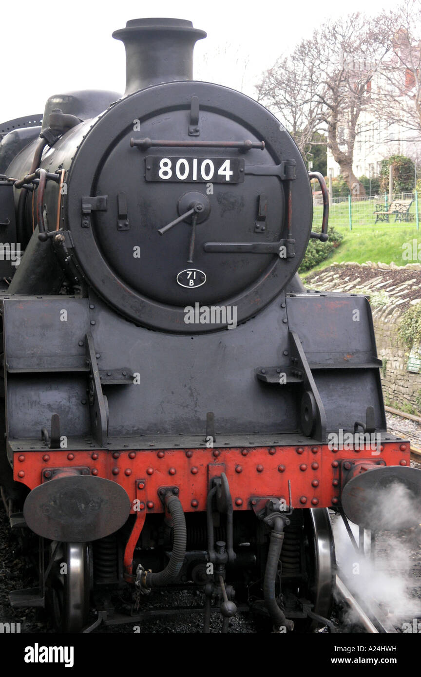 Klasse 4 Tank Lokomotive BR Standard Stockfoto