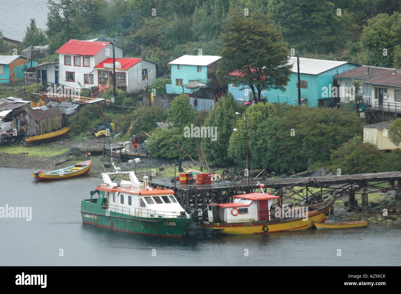 Puerto Eden Patagonien Chile Stockfoto