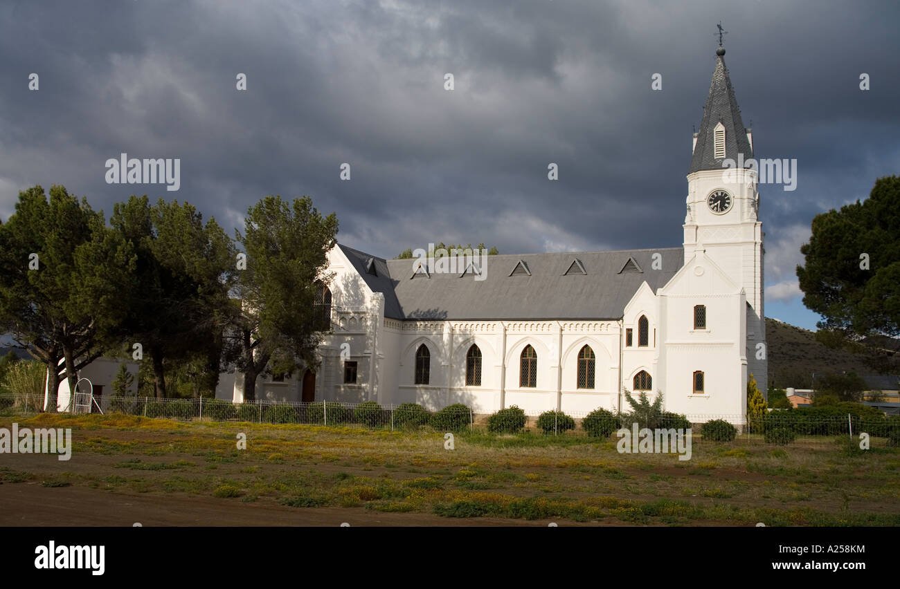 Nieu Bethesda Kirche Stockfoto