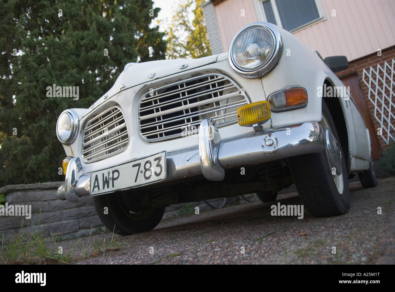 Alte Volvo. Stockfoto