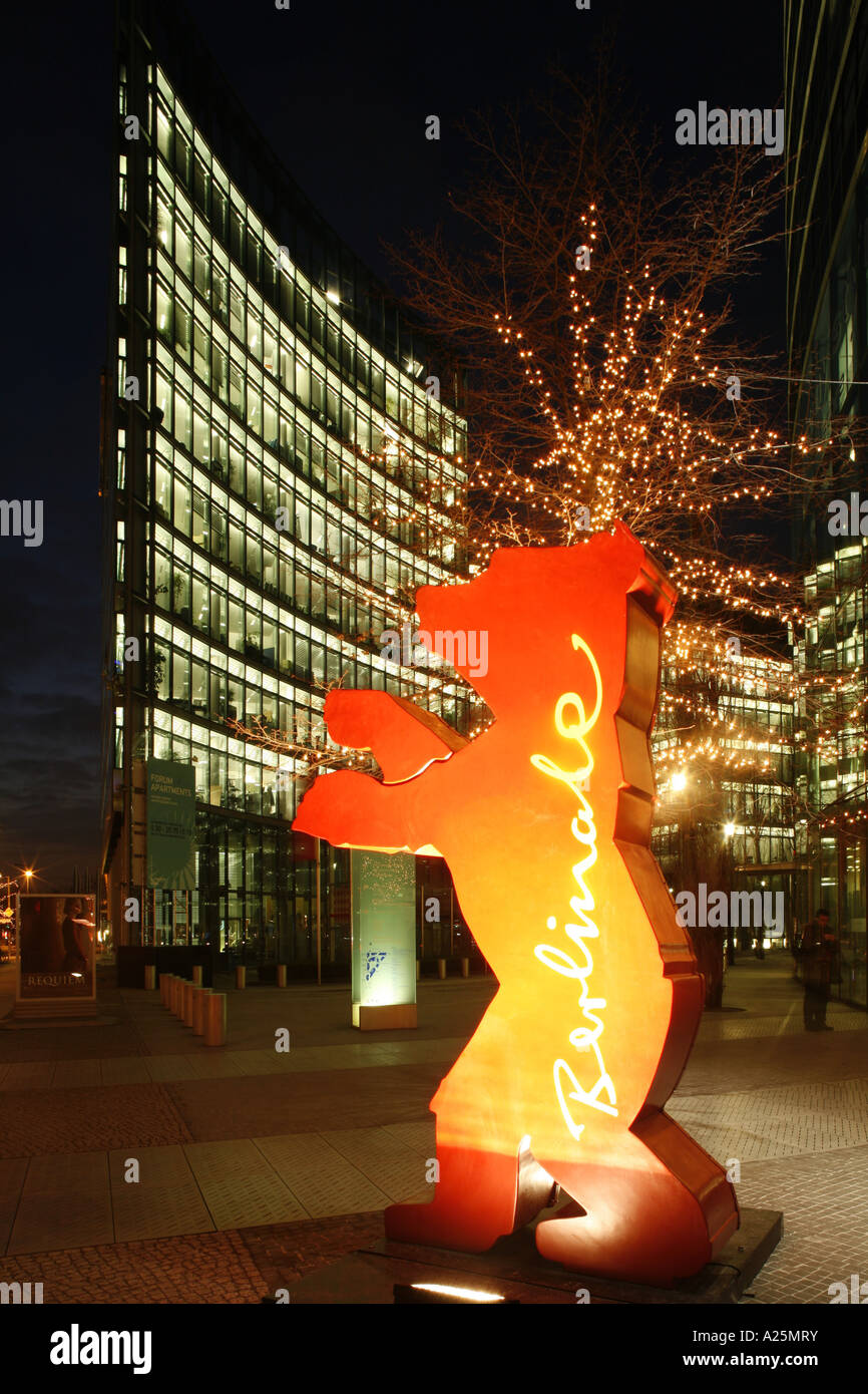 Berliner Bär, Symbol der Berlinale, Deutschland, Berlin Stockfoto