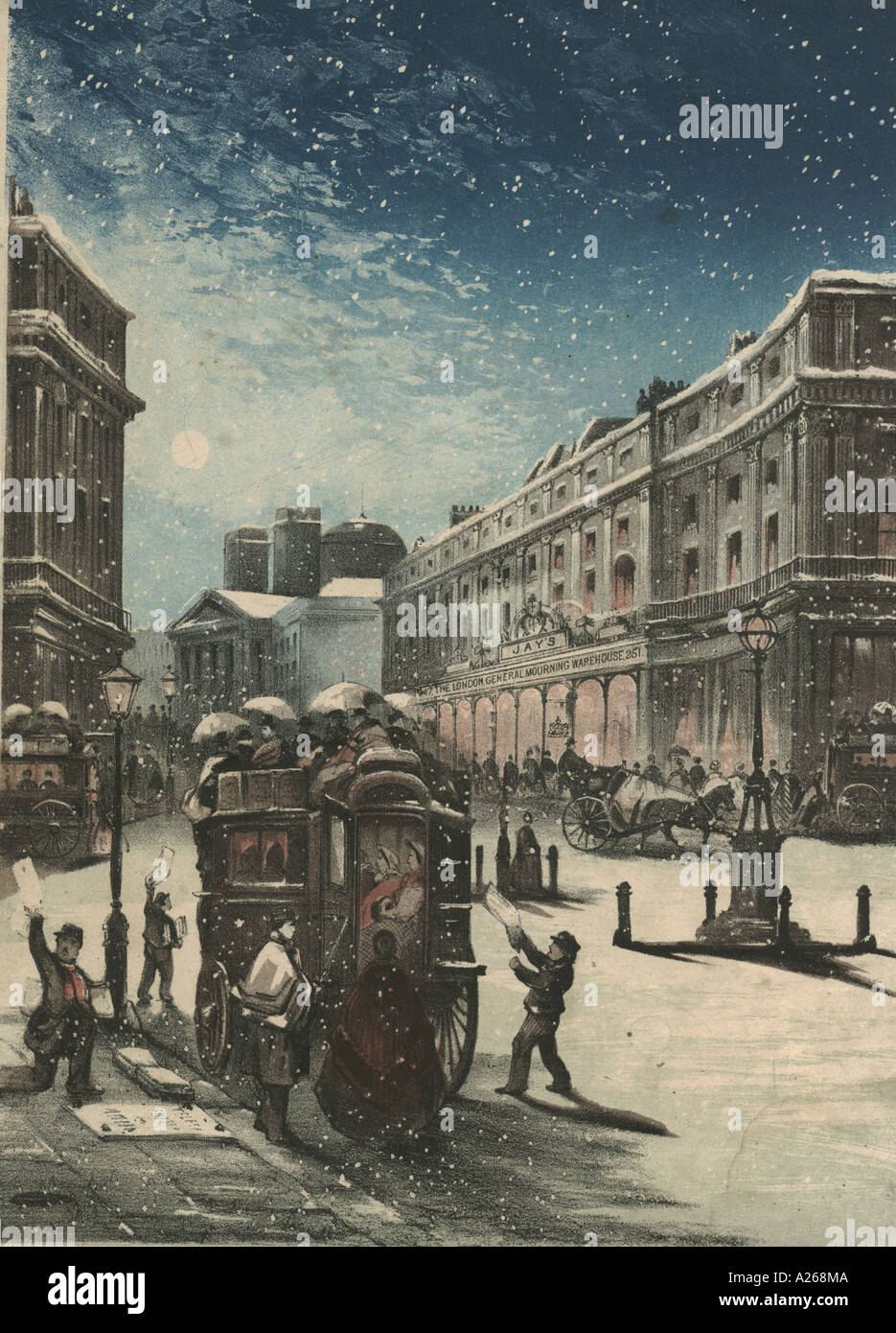 Sheet Music Cover Regent Circus um 1880 Stockfoto