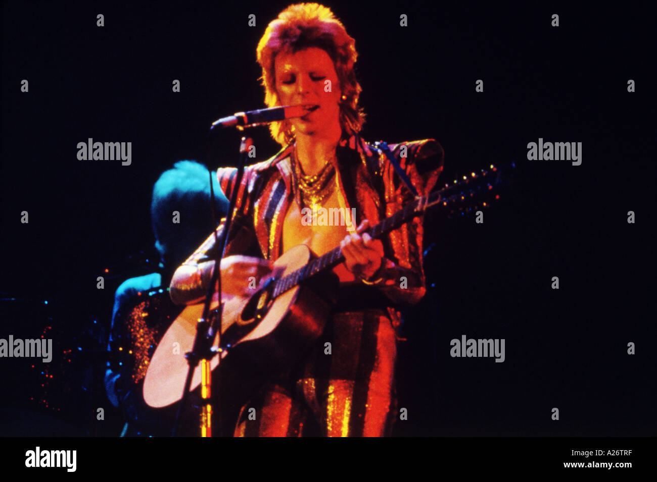 DAVID BOWIE als Ziggy Stardust 1972 Stockfoto