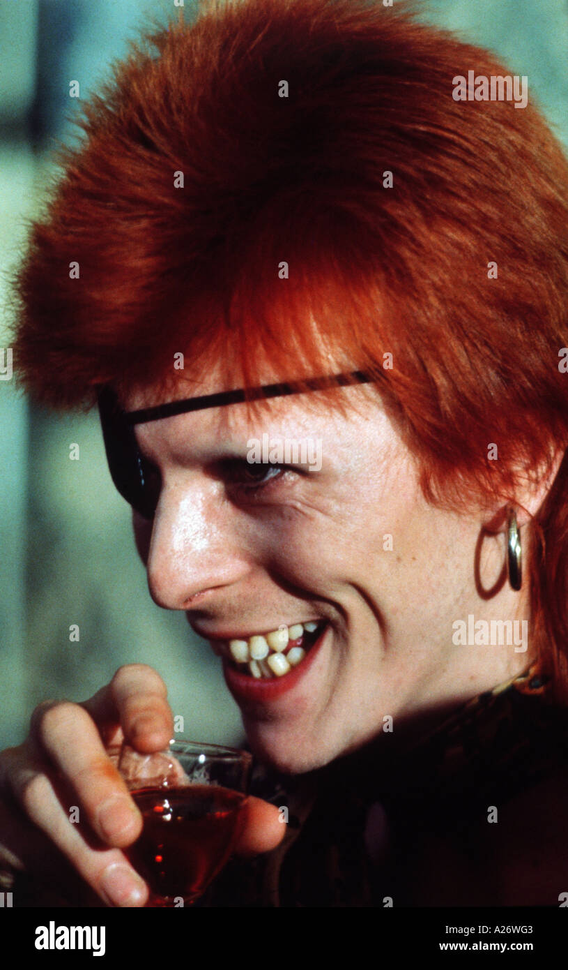 DAVID BOWIE als Aladdin Sane 1974 Stockfoto