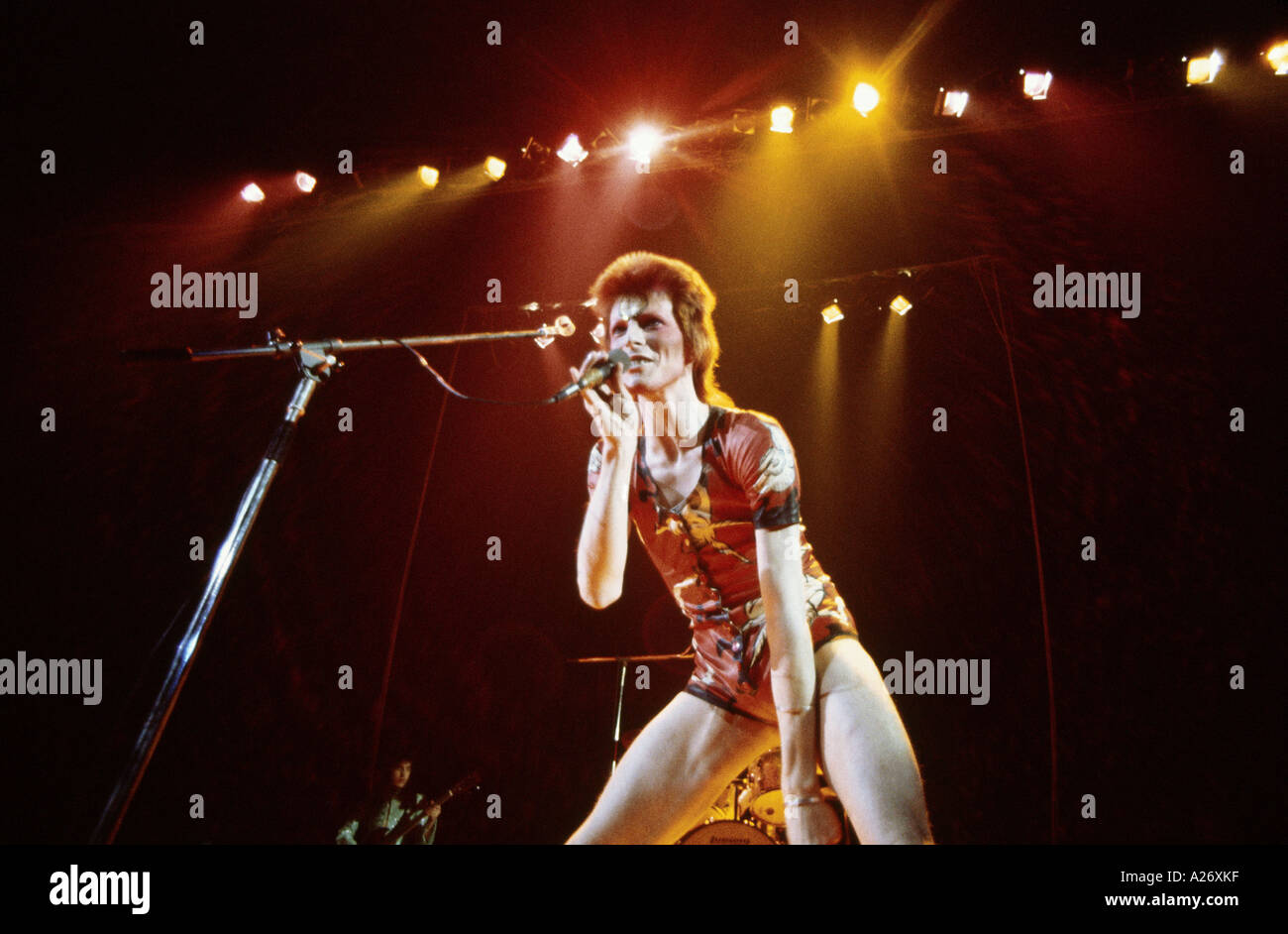 DAVID BOWIE in den frühen 1970er Jahren Stockfoto