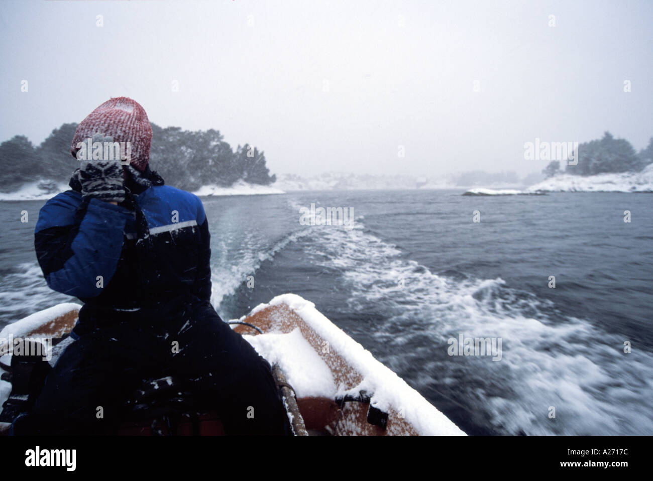 Angeln gehen Stockfoto