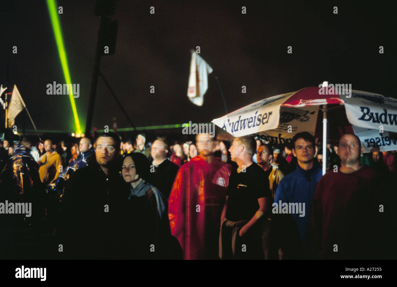 Ungläubigen Publikum Stockfoto